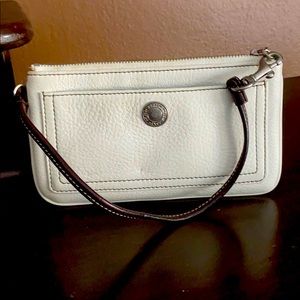 Coach Wristlet -off white